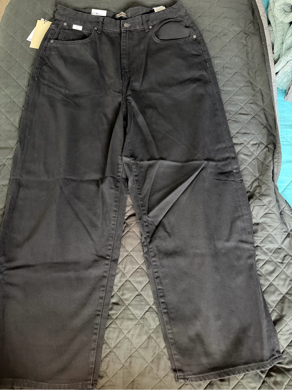 ONLY & SONS Black Straight-Leg Chinos